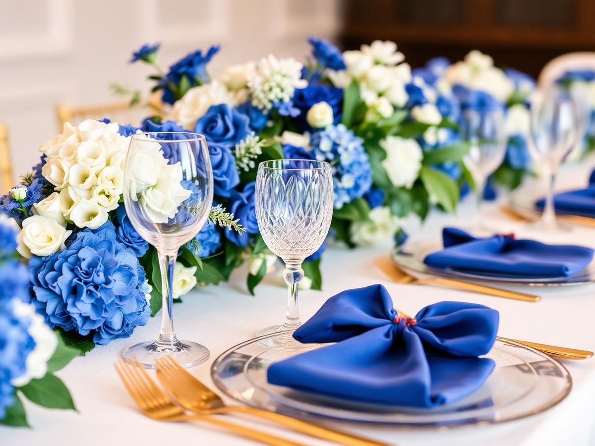 Royal Blue Tablescape